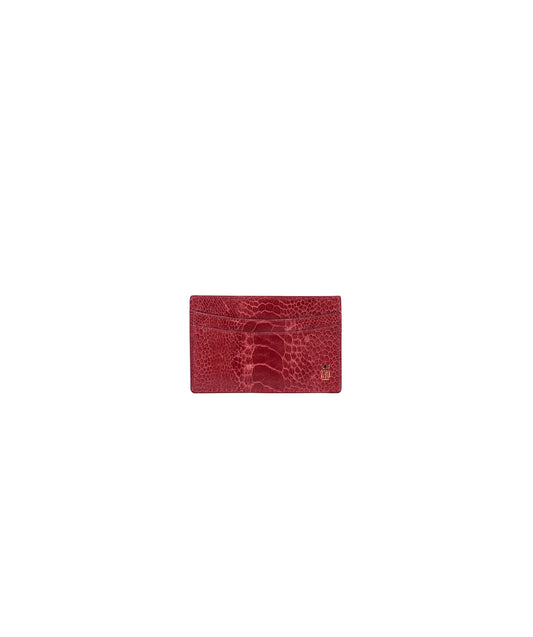 Campari Ostrich Shin | Credit Card Holder