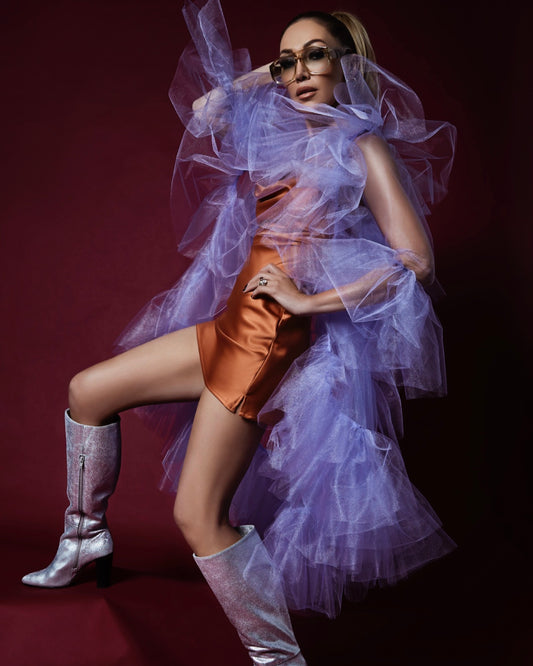 Tulle Daub Coat