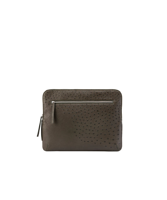 Large Zip Around Clutch | Khaki