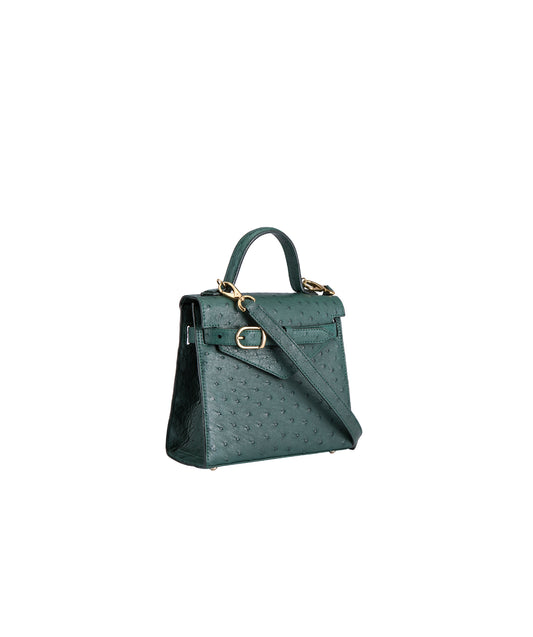 'Isibambo' Top Handle Bag | Emerald Green