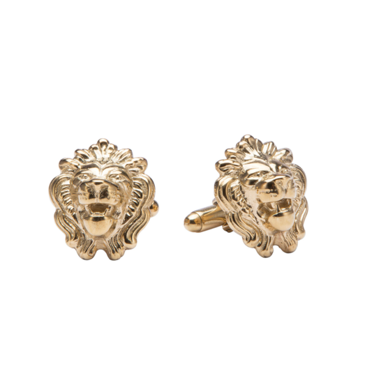 Lion Gold Plated Cufflinks
